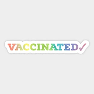 Vaccinated Sticker